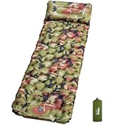 HiiPeak Sleeping Pad for Camping- Ultralight Inflatable Sleeping Mat with Built-in Foot Pump &amp; Pi...