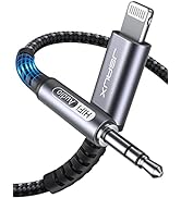 JSAUX Lightning to 3.5mm Audio Cord 6FT, [Apple Mfi Certified] Aux Cable Compatible with iPhone 1...
