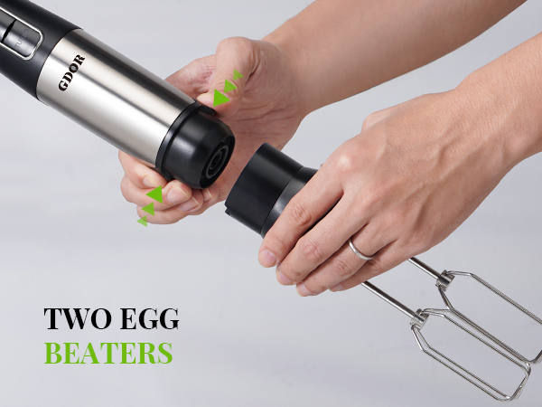 TWO EGG BEATERS