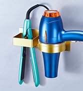 Oukimly Blow Dryer Holder Wall Mounted, Hair Straightener Holder, Hair Dryer Holder Adhesive, Hai...