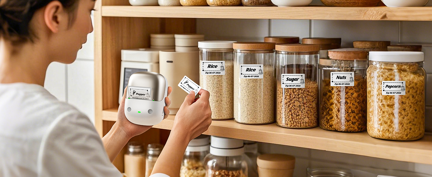 NIIMBOT B2 Pro Label Maker for Kitchen