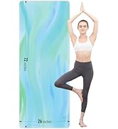 Sportneer Yoga Mat - 72” x 26” x 4mm Thick Extra Long and Wide Non Slip Exercise &amp; Fitness Mat fo...