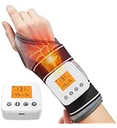 Cordless Wrist Massager with Heat, 3000mAh Wrist Heating Pad with Massage for Carpal Tunnel Pain ...