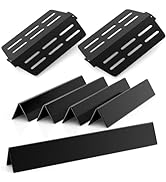 Rushare 17.5'' Flavorizer Bars and Heat Deflectors Replacement for Weber Genesis 300 Series, Gene...