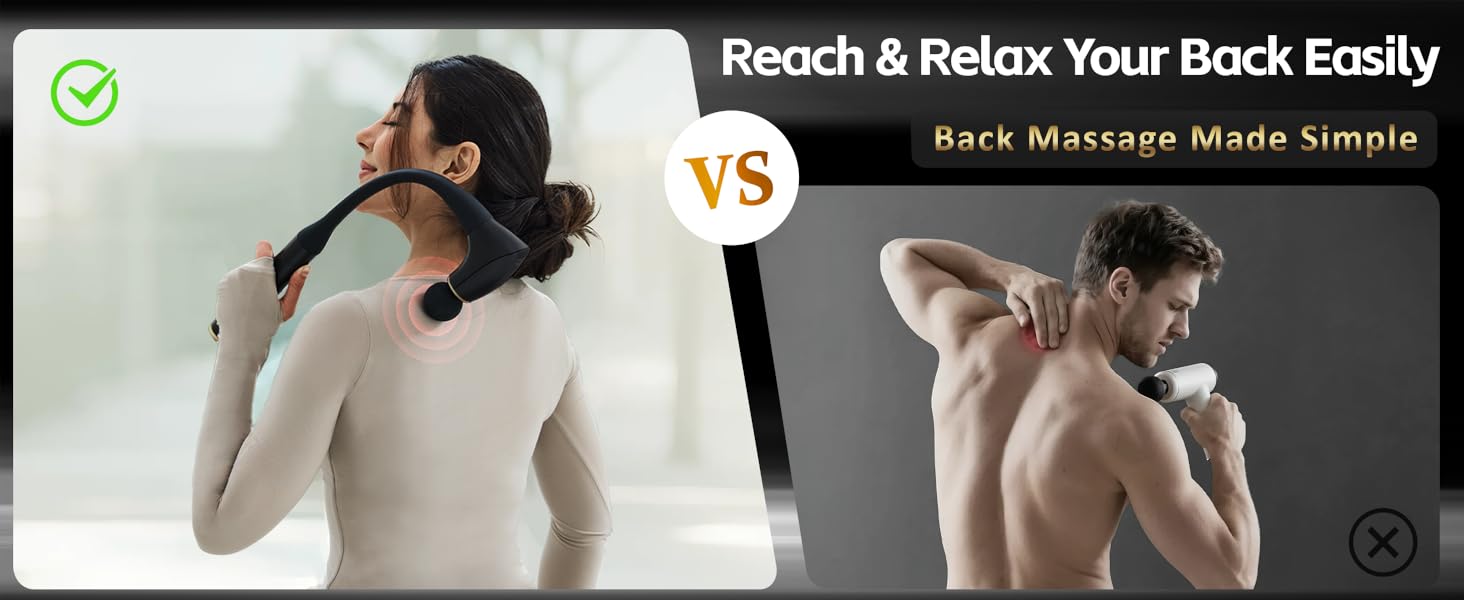 massage gun extended handle