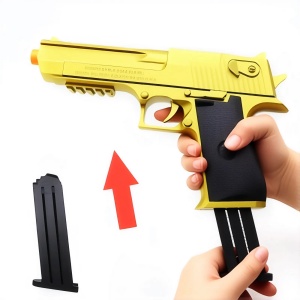 soft bullet toy gun shell ejection