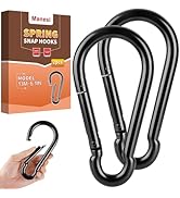 6.1Inch Spring Snap Hooks 1100LBS Capacity, Carabiner Clip, Heavy Duty Rope Connector, Quick Link...