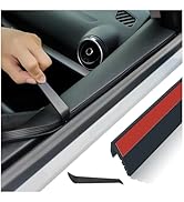 13Ft Car Window Weather Stripping with Adhesive Backing,V-Shape Soundproof Car Weather Window Sea...