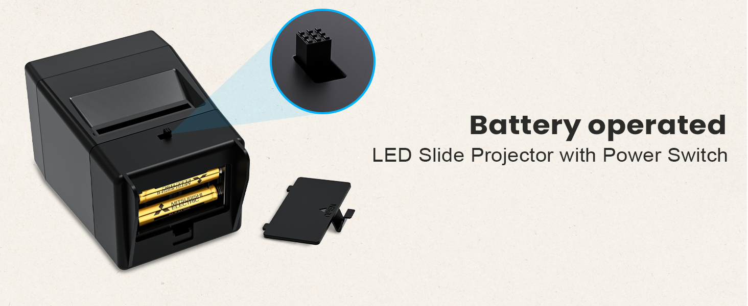 Battery Operation-for 35mm Slides &amp; Positive Film Negatives