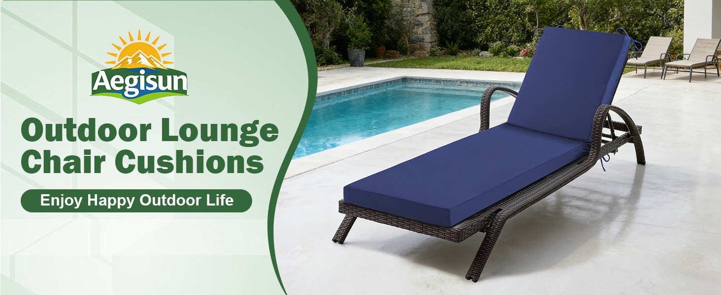 chaise lounge cushions outdoor