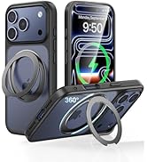 SMARTDEVIL 360° Rotatable Magnetic Stand Case for iPhone 17 Pro Max, Military Grade Drop Tested, ...