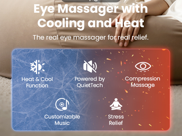 bob and brad eye massager with heat eye mask face massager migraine dry eye relief product