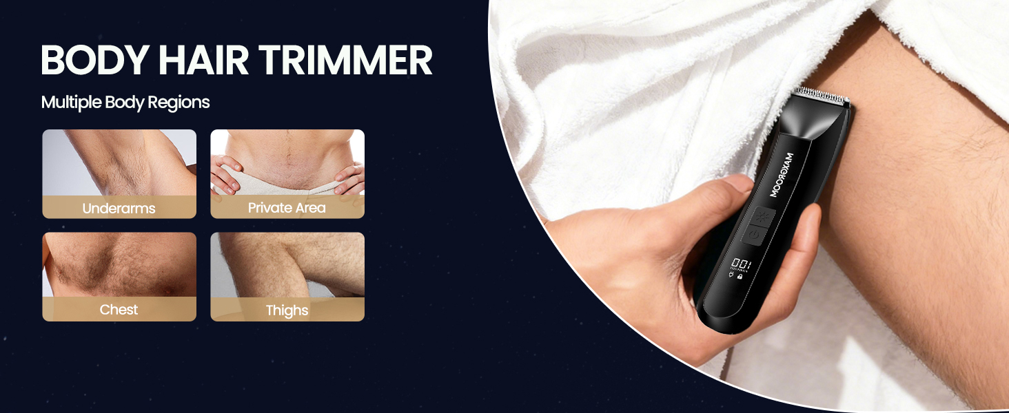 manscape manscaper electric mens groin body ball pubic hair trimmer shaver razor grooming kit men