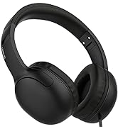 LORELEI E5 Wired Headphones for Kids Foldable &amp; 3.5mm Jack Tangle Free Nylon Wire Stereo On Ear H...