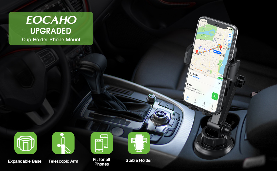 cup holder phone mount