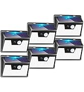 nipify Solar Lights Outdoor, [140 LED/6 Packs] Solar Motion Sensor Security Lights with 3 Lightin...