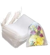 100 Pcs Loose Tea Bags, Disposable Tea Bags for Loose Leaf Tea, Reusable, Coffee, Herbs, Spice Sa...