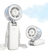 Bearwind Misting Fan Portable - Handheld Turbo Fan with Mist, Spray Water Mister Fans, 4000mAh Re...