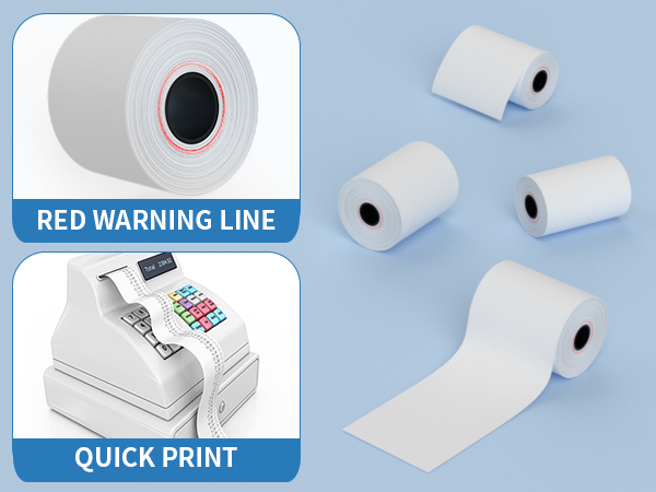 thermal paper credit card paper rolls 