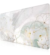 iCasso Desk Cover Mat, Extra Large Lotus Mouse Pad, Desk Pad Mat,Office Matt for Desktop Protecto...