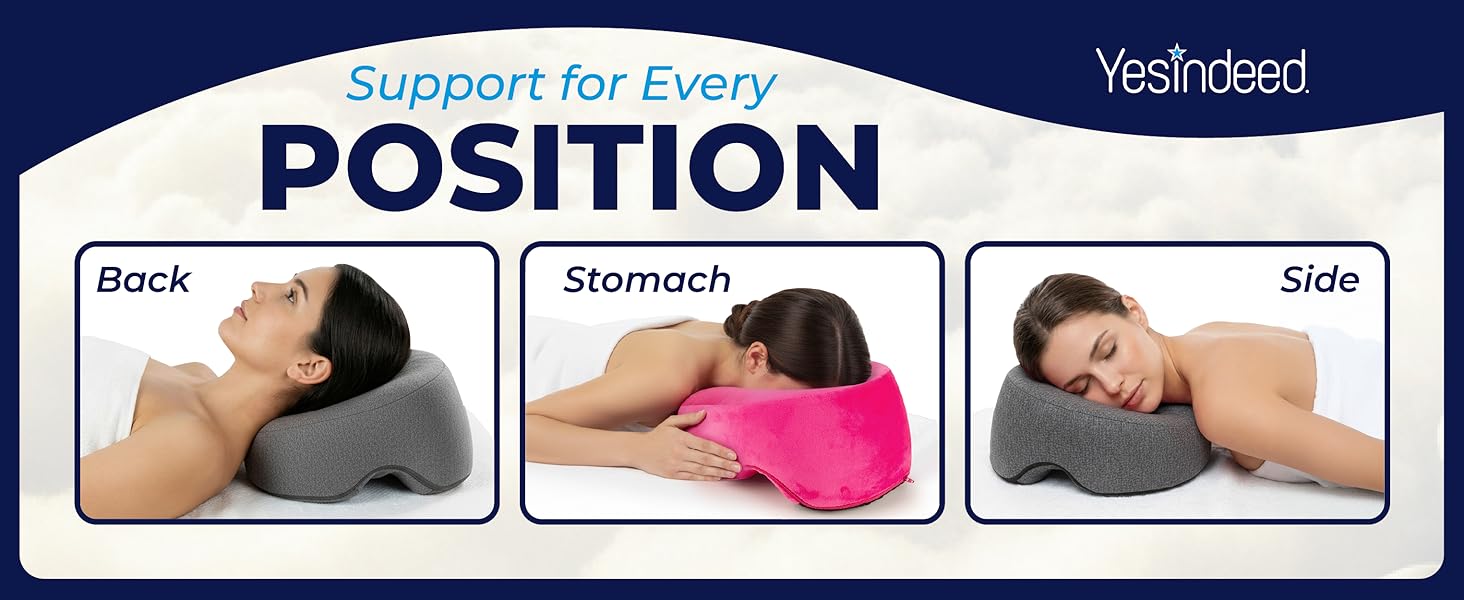 face cradle and neck relief Massage bed face cradle pillow for estheticians, spa professionals body