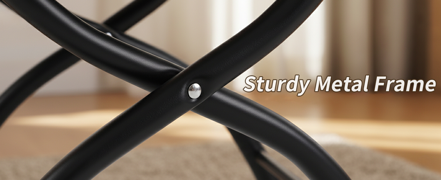 Sturdy metal frame