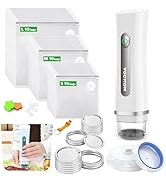 MOMODA Sous Vide Cooking Bags - Set of 30 | BPA-Free Reusable Vacuum Seal Bags with Air Valve for...