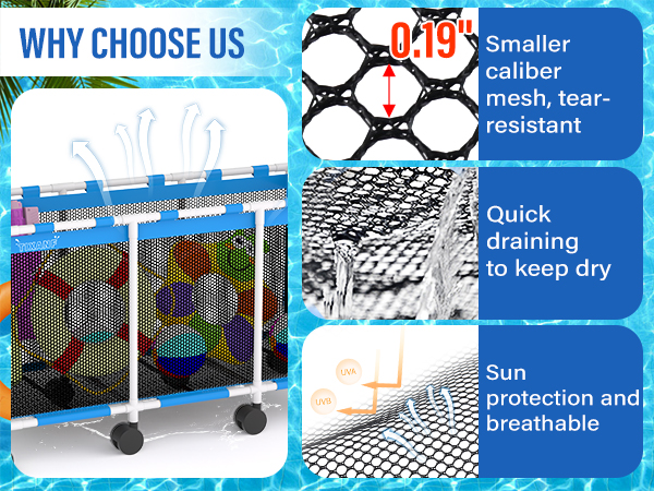 Pool Storage Bin