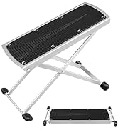 Subay Pedicure Foot Rest, 6 Heights Adjustable Foot Stand for Pedicure, Foldable Non-Slip Foot Re...