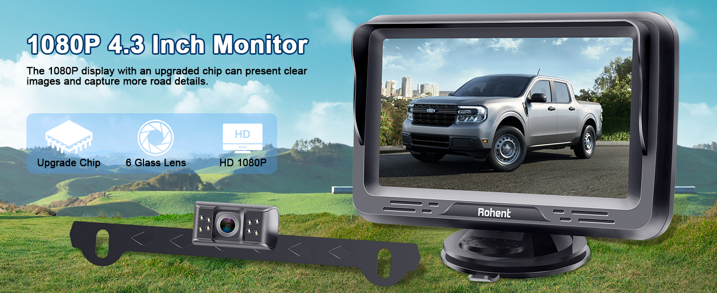rear view backup camera kit