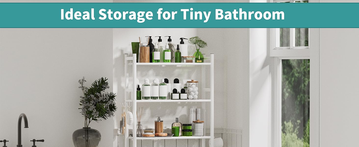 over toilet storage