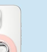 SODI Magnetic Phone Ring Holder, 360° Rotation Dual-Side Strong Magnet Mag-Safe Phone Grip for Ba...