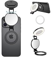 Cordv Magnetic Selfie Light,360° Foldable LED Selfie Light Compatible with iPhone Magsafe,Phone R...