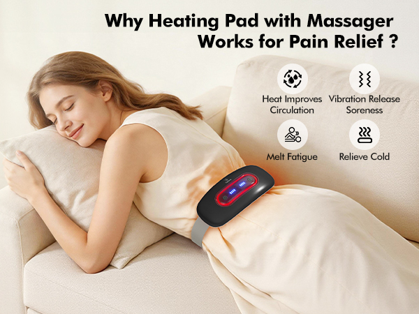 portable heating pad for cramps