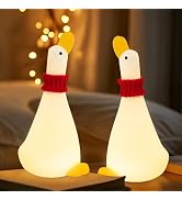 Duck Night Light Silicone Cute Dorm Bedroom Home Decor Night Light for Breastfeeding Squishy Duck...