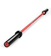 LIONSCOOL Premium 4ft/4.9ft/6ft Barbell for Strength Training and Olympic Weightlifting, 2 Inch B...