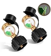 Siziviki 2-Pack Propane Tank Gauge with Leak Detector, Universal Level Indicator for 5-40 lb Tank...