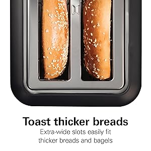wide slot toaster