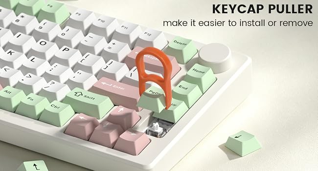 Double Shot PBT keycaps Set, Cherry Profile Keyboard Keycaps,Pastel key caps full size,Custom keycap