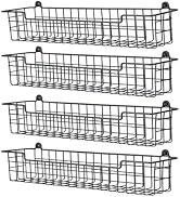 GUUKAR Spice Rack Organizer Wall Mount, Spice Organization Storage Shelf for Cabinet Door, 4 Pack...