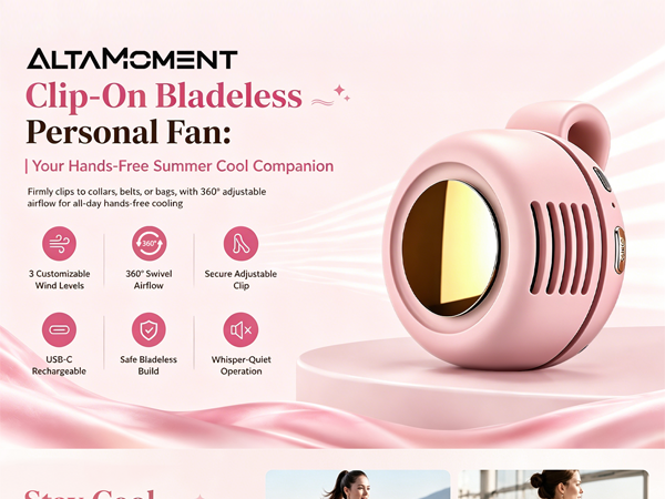 Portable Clip-On Fan
