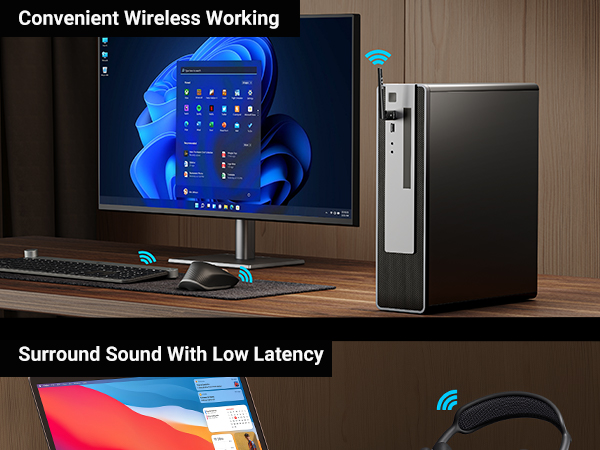  Long Range Bluetooth 5.3 Adapter for PC