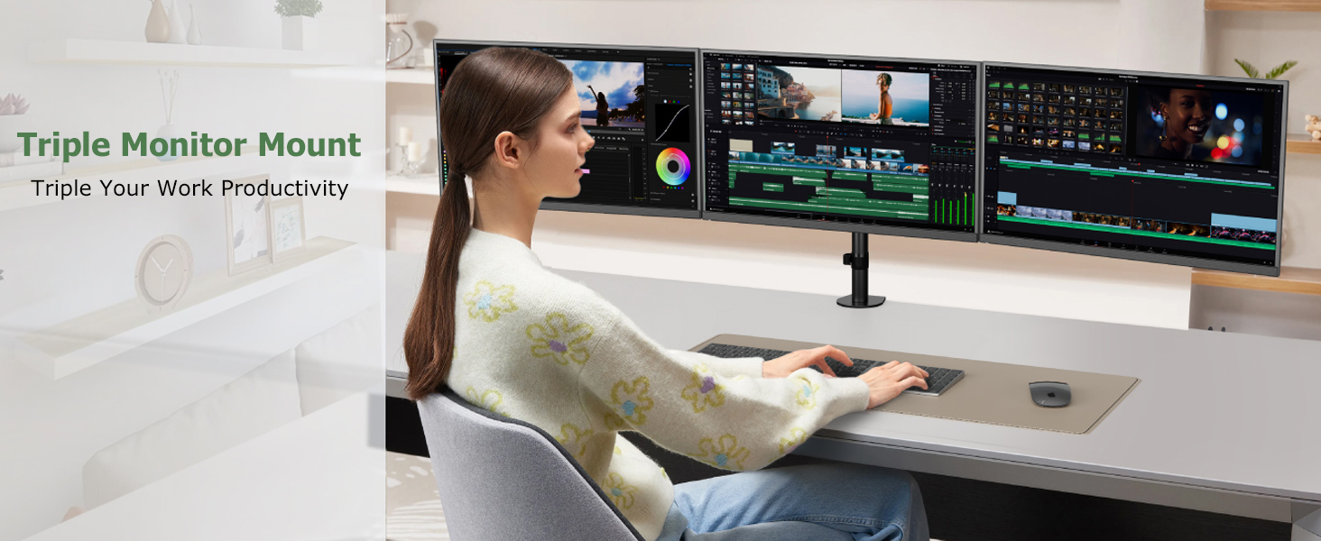 Triple Monitor Mount