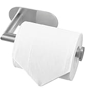 HITSLAM Stainless Steel Toilet Paper Holder, Self Adhesive, Rust Proof, Heavy Duty, for Bathroom