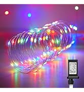 Minetom Multicolored Fairy String Lights, 33 Ft 100 Led Waterproof Starry Firefly String Lights P...