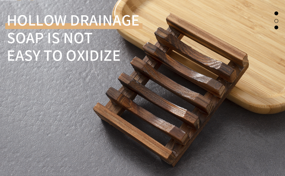 wooden soap dish