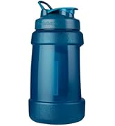 BlenderBottle Half Gallon Water Bottle, Koda Large Water Jug, 74-Oz, Blue, 2.2-Liter