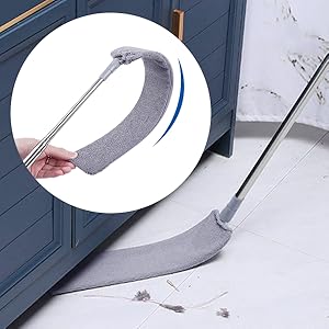 Retractable Gap Dust Cleaner Cleaning Tools with 2 Microfiber Dusting Cloths Long Handle Washable