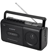 G Keni Portable Cassette Player Boombox AM/FM Radio Stereo, Casette Tape Player Recorder with Ear...