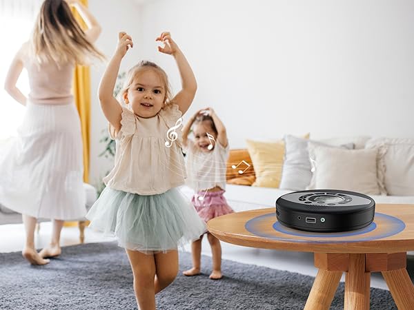 CD walkman with speaker